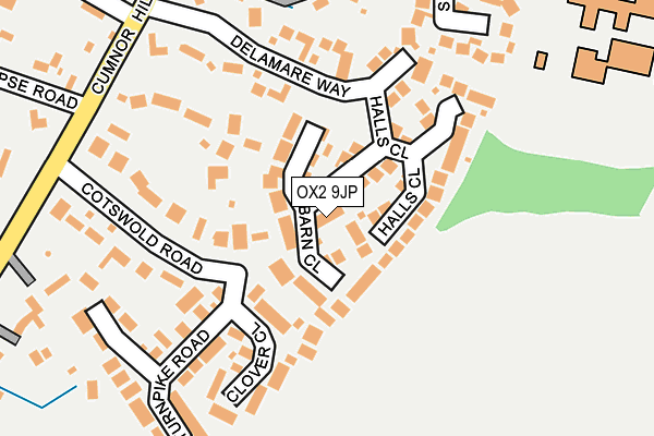 OX2 9JP map - OS OpenMap – Local (Ordnance Survey)