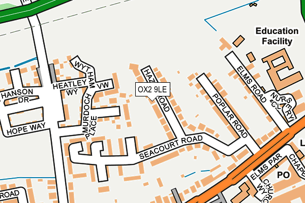 OX2 9LE map - OS OpenMap – Local (Ordnance Survey)