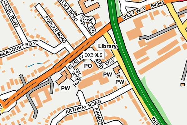 OX2 9LS map - OS OpenMap – Local (Ordnance Survey)