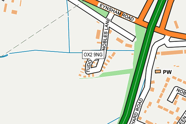 OX2 9NG map - OS OpenMap – Local (Ordnance Survey)