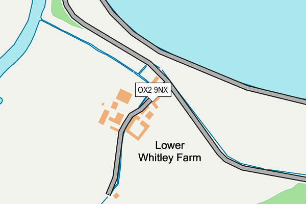 OX2 9NX map - OS OpenMap – Local (Ordnance Survey)