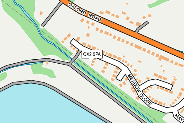 OX2 9PA map - OS OpenMap – Local (Ordnance Survey)