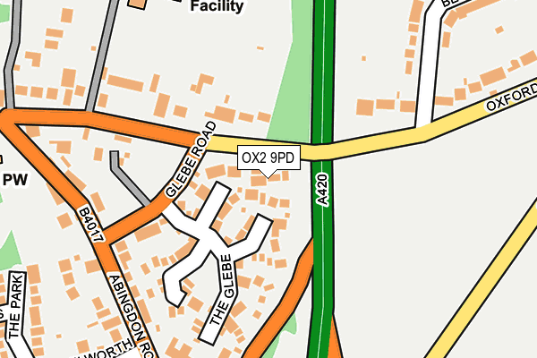 OX2 9PD map - OS OpenMap – Local (Ordnance Survey)