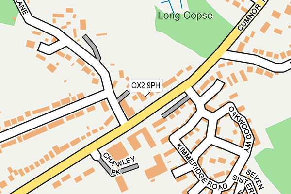 OX2 9PH map - OS OpenMap – Local (Ordnance Survey)