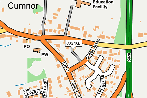 OX2 9QJ map - OS OpenMap – Local (Ordnance Survey)