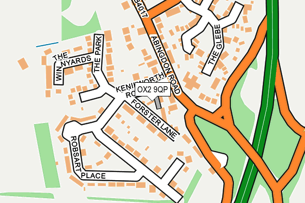 OX2 9QP map - OS OpenMap – Local (Ordnance Survey)