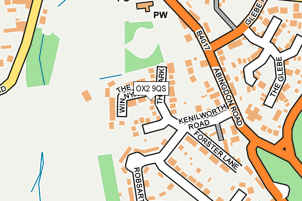 OX2 9QS map - OS OpenMap – Local (Ordnance Survey)