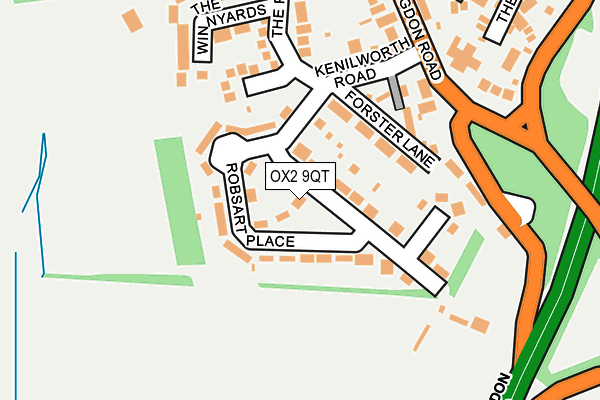 OX2 9QT map - OS OpenMap – Local (Ordnance Survey)