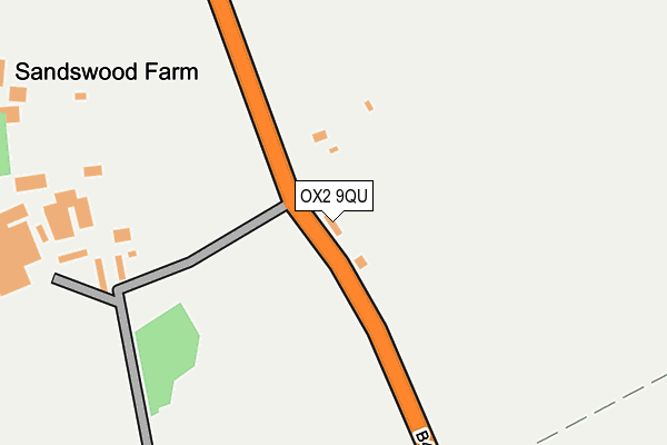 OX2 9QU map - OS OpenMap – Local (Ordnance Survey)