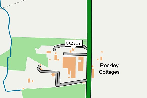 OX2 9QY map - OS OpenMap – Local (Ordnance Survey)