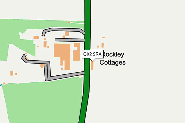 OX2 9RA map - OS OpenMap – Local (Ordnance Survey)
