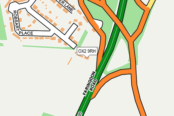 OX2 9RH map - OS OpenMap – Local (Ordnance Survey)