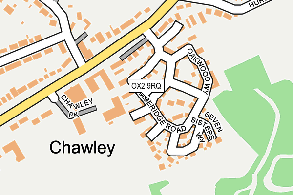 OX2 9RQ map - OS OpenMap – Local (Ordnance Survey)