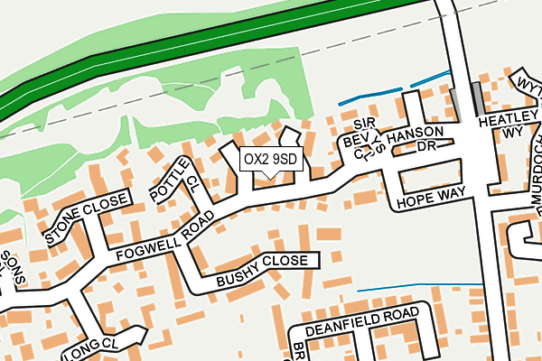 OX2 9SD map - OS OpenMap – Local (Ordnance Survey)