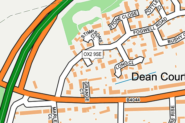 OX2 9SE map - OS OpenMap – Local (Ordnance Survey)