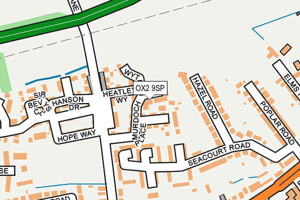 OX2 9SP map - OS OpenMap – Local (Ordnance Survey)