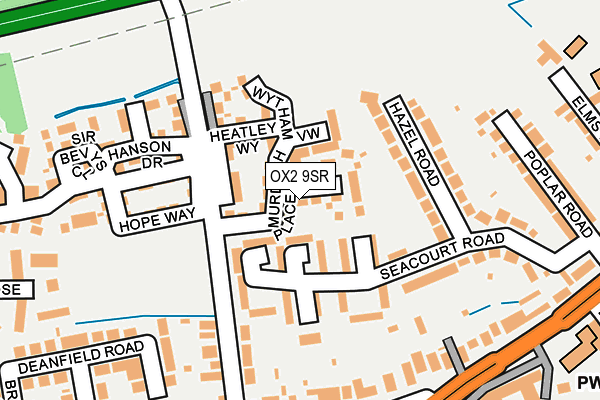 OX2 9SR map - OS OpenMap – Local (Ordnance Survey)