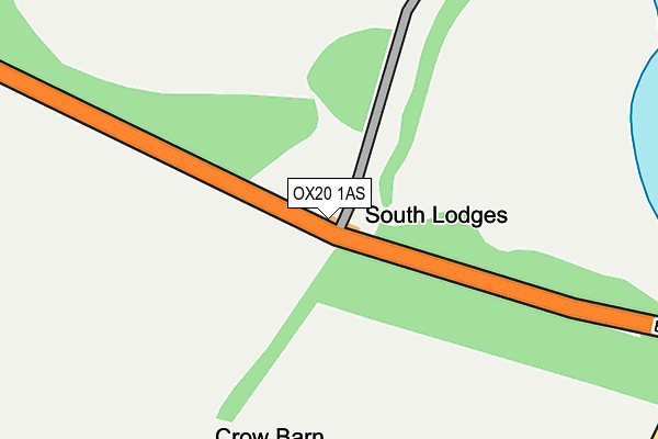 OX20 1AS map - OS OpenMap – Local (Ordnance Survey)