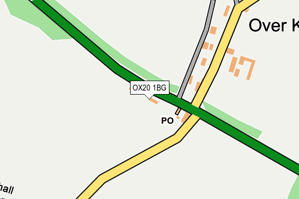 OX20 1BG map - OS OpenMap – Local (Ordnance Survey)