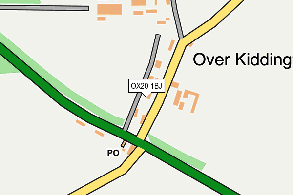 OX20 1BJ map - OS OpenMap – Local (Ordnance Survey)