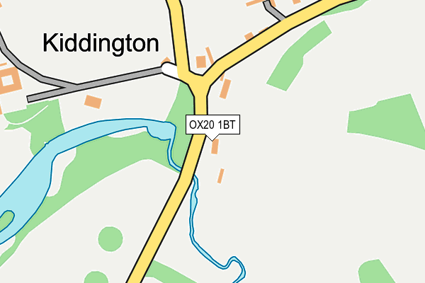 OX20 1BT map - OS OpenMap – Local (Ordnance Survey)