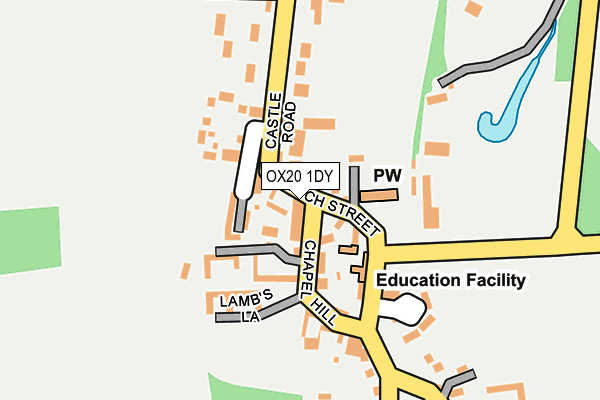 OX20 1DY map - OS OpenMap – Local (Ordnance Survey)