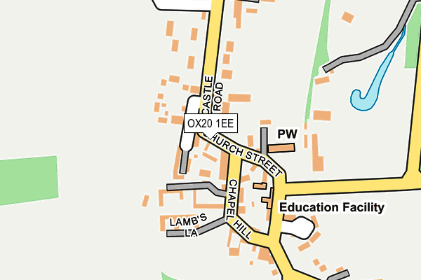 OX20 1EE map - OS OpenMap – Local (Ordnance Survey)