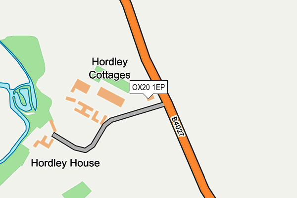 OX20 1EP map - OS OpenMap – Local (Ordnance Survey)