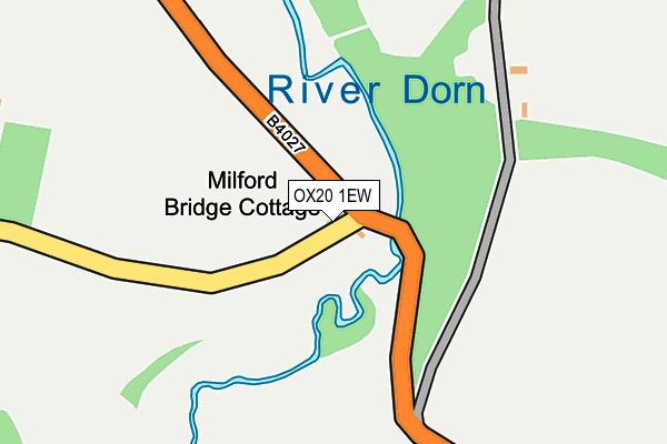 OX20 1EW map - OS OpenMap – Local (Ordnance Survey)