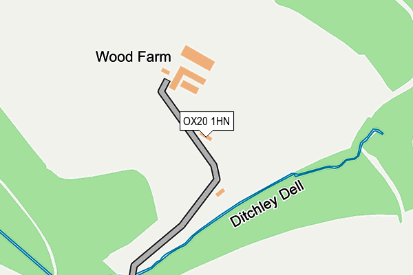 OX20 1HN map - OS OpenMap – Local (Ordnance Survey)