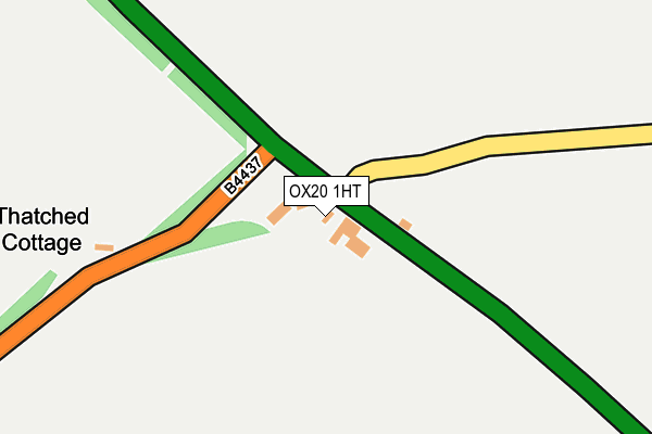 OX20 1HT map - OS OpenMap – Local (Ordnance Survey)