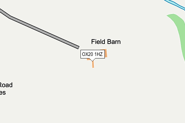 OX20 1HZ map - OS OpenMap – Local (Ordnance Survey)