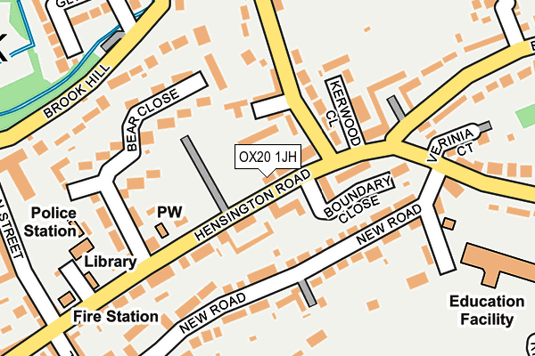 OX20 1JH map - OS OpenMap – Local (Ordnance Survey)