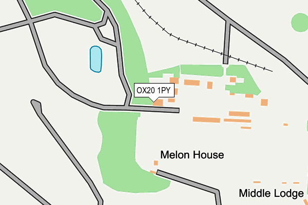 OX20 1PY map - OS OpenMap – Local (Ordnance Survey)