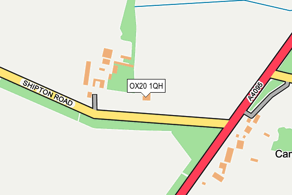 OX20 1QH map - OS OpenMap – Local (Ordnance Survey)