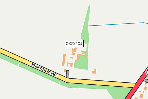 OX20 1QJ map - OS OpenMap – Local (Ordnance Survey)