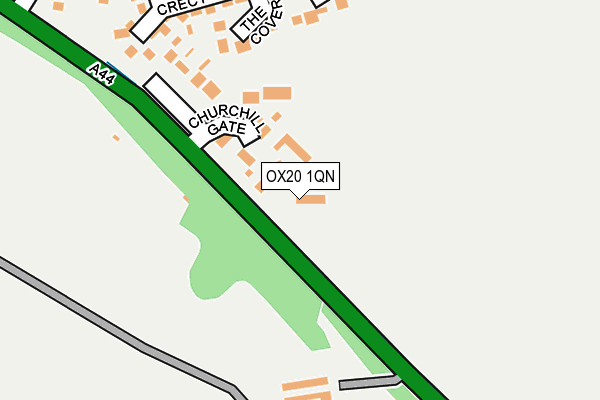 OX20 1QN map - OS OpenMap – Local (Ordnance Survey)