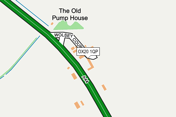 OX20 1QP map - OS OpenMap – Local (Ordnance Survey)