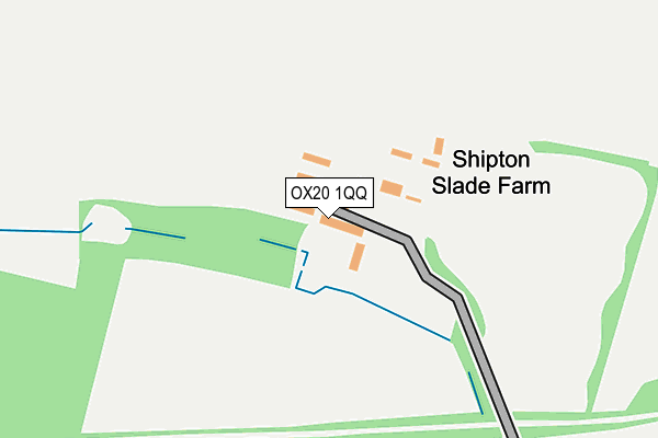 OX20 1QQ map - OS OpenMap – Local (Ordnance Survey)