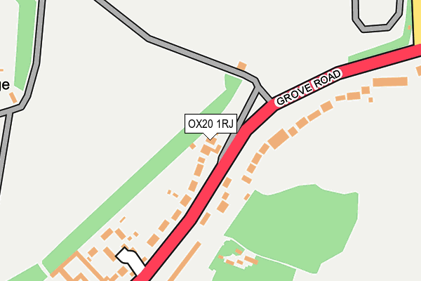 OX20 1RJ map - OS OpenMap – Local (Ordnance Survey)