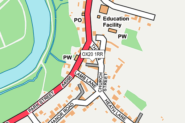 OX20 1RR map - OS OpenMap – Local (Ordnance Survey)