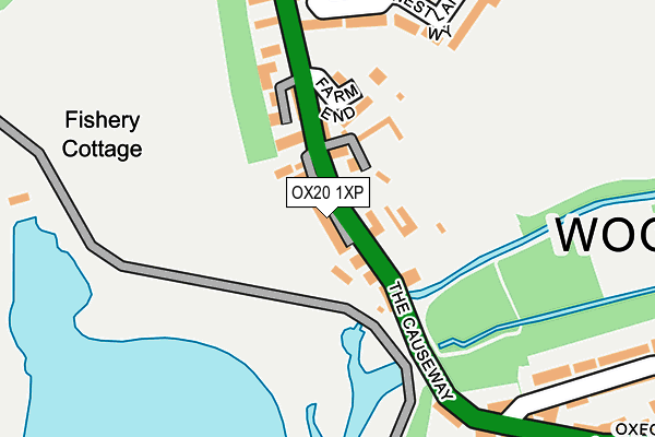 OX20 1XP map - OS OpenMap – Local (Ordnance Survey)