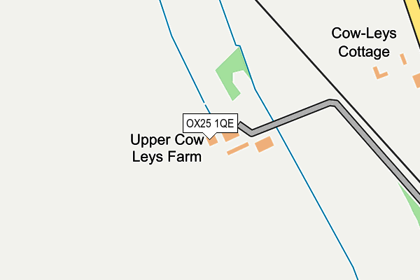 OX25 1QE map - OS OpenMap – Local (Ordnance Survey)