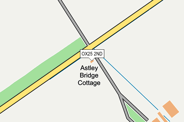 OX25 2ND map - OS OpenMap – Local (Ordnance Survey)