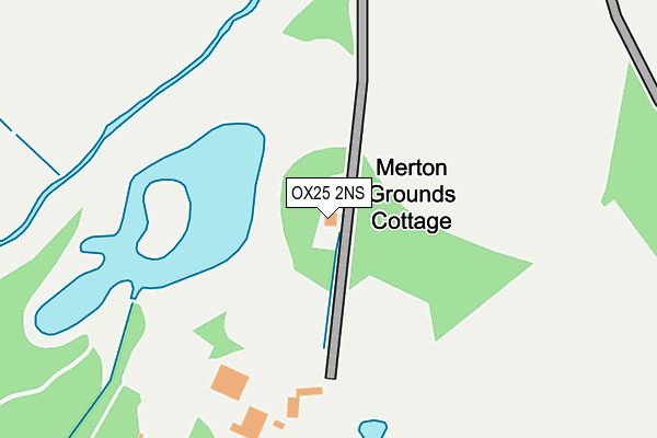 OX25 2NS map - OS OpenMap – Local (Ordnance Survey)