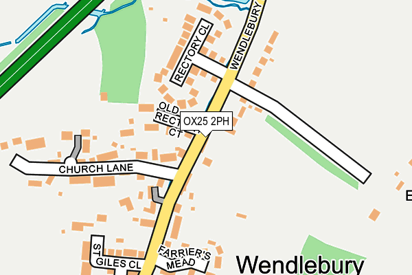 OX25 2PH map - OS OpenMap – Local (Ordnance Survey)