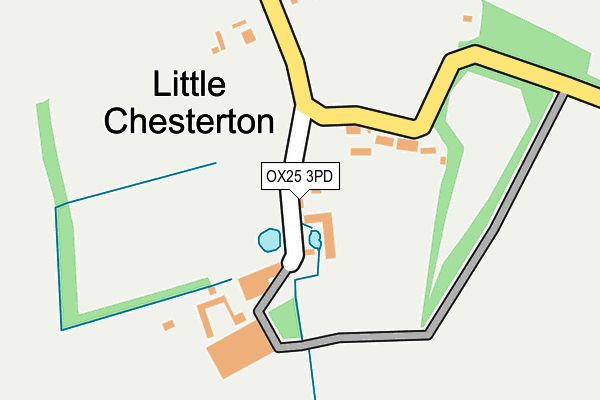 OX25 3PD map - OS OpenMap – Local (Ordnance Survey)