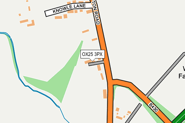 OX25 3PX map - OS OpenMap – Local (Ordnance Survey)