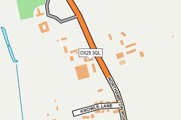 OX25 3QL map - OS OpenMap – Local (Ordnance Survey)