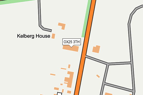 OX25 3TH map - OS OpenMap – Local (Ordnance Survey)